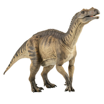 The duck-billed Edmontosaurus a prehistoric hadrosaur dinosaur isolated on a transparent background png
