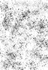 Seamless halftone black dot pattern on white background, perfect for vintage design, retro effects, comic art, or print textures.
