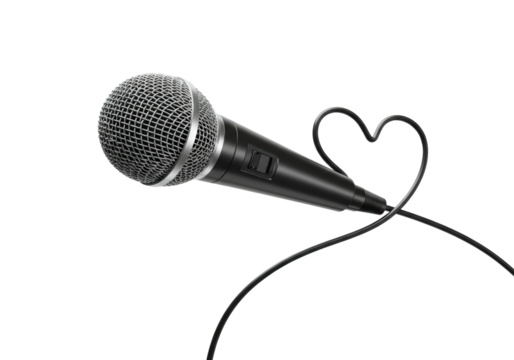 Live performance music venue microphone artistic environment passion for music isolated PNG