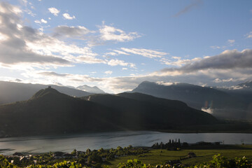 Landschaft, Leuchtenburg, Kalterer See, S&uuml;dtirol