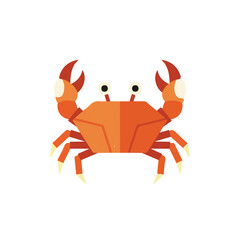 Orange crab vector design for animation and motion graphics