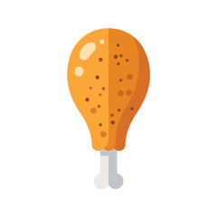 Fried chicken vector design for motion graphics