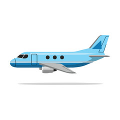 Airplane vector design for motion graphics