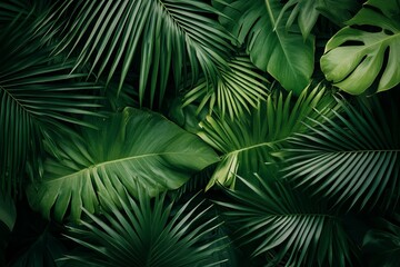 The concept of ecology and environmental conservation is represented by a green forest background, symbolizing a tropical paradise and a journey of freedom and progress