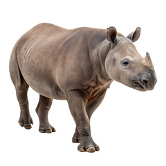 Obraz premium Palaeotherium a prehistoric mammal related to horses isolated on a transparent background png