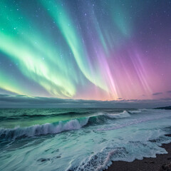 Naklejka premium sunrise over the sea Abstract Gradient Background