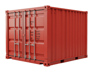 Container storage solutions industrial facility product warehouse environment side efficient logistics isolated PNG