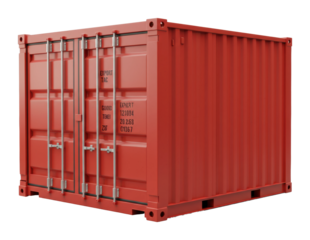 Container storage solutions industrial facility product warehouse environment side efficient logistics isolated PNG