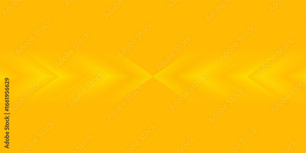Poster abstract yellow gradient arrow shape overlay layer background with arrow pattern and shadow. modern 
