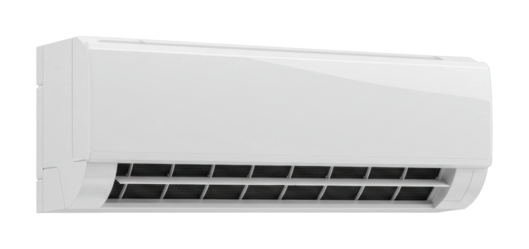 Cooling technology installation home interior equipment showcase modern environment front efficiency concept isolated PNG