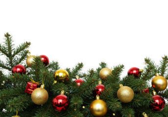 Decorating for christmas with ornaments holiday celebration festive atmosphere isolated PNG