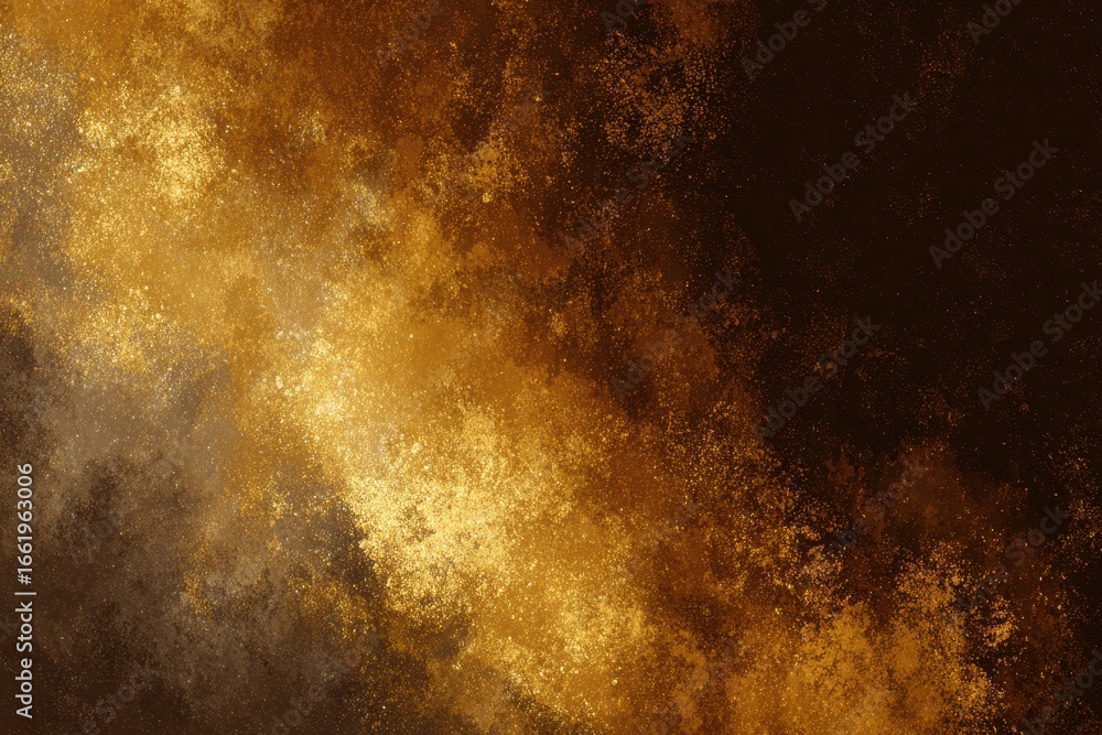 Wall mural vibrant abstract texture with warm golden tones creating a captivating visual effect