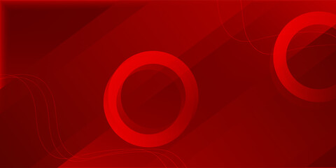 Red abstract geometric background. Vector illustration