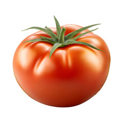 Fresh Tomato Still Life: A Vibrant Close-Up Against a transparent background