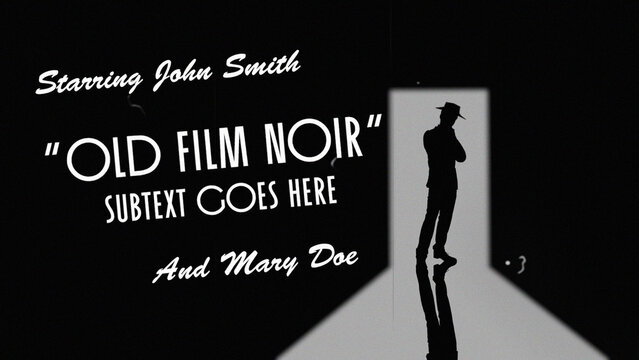 Old Film Noir Titles