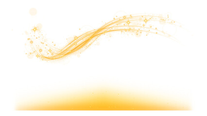Golden Yellow Light Wave with Sparkle Burst Energy Effect, Golden Yellow Sparkling Energy Wave Effect, Abstract Light Trail with Glitter and Glow