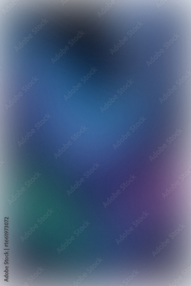 Poster abstract gradient of blues and purples with subtle noise overlay for a calm and soothing aesthetic, 