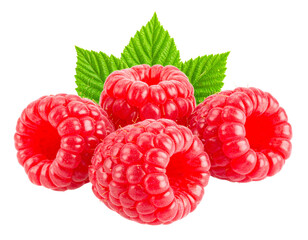 Raspberry Splashing into Water, Freshness Concept, Isolated Transparent Background PNG