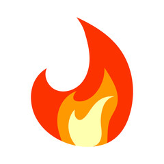 flame flat style