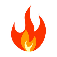 flame flat style