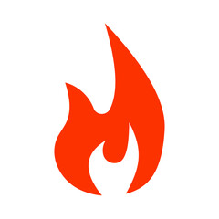 flame flat style