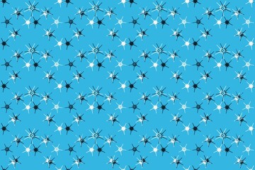 blue background stars. seamless texture of stars on a blue background for decorating fabric and paper