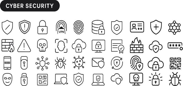 Cyber Security Icon Set(사이버 보안 아이콘 세트)