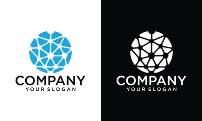 Creative bio tech molecule logo design  for dna medical services