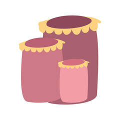 Sea Plant Illustration. Colorful aquarium coral icons vector illustration - design for print and poster in flat style