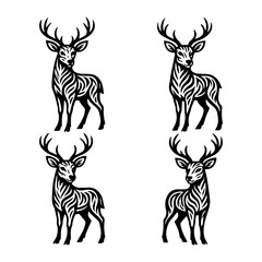 vector deear icon set/ logo