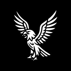 Obraz premium eagle logo vector icon/logo