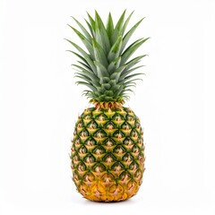 Fototapeta premium Fresh pineapple isolated on white background