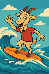 surfer on a surfboard