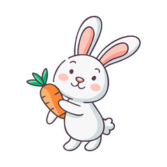 rabbit with carrot