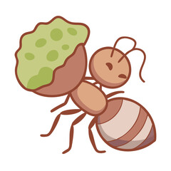 ant and worm