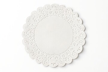 Decorative lace doily perfect for table setting or craft projects