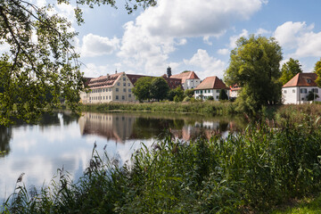 Obraz premium Blick auf Kloster Wald, Gemeinde Wald Hohenzollern im Landkreis Sigmaringen