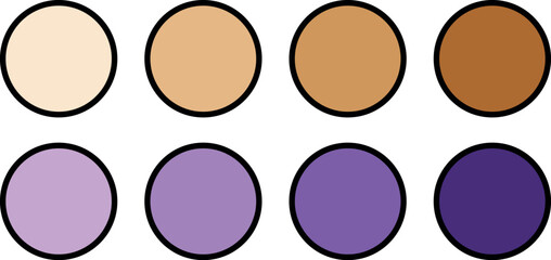 Minimalist Vector Illustration of Shimmering Soap Bubbles Against a White Backdrop with a Radiant  Circle