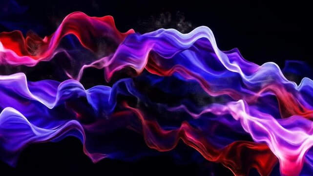 4k seamless neon abstract looping background perfect for vj loops concert visuals party events vibrant smoke light movement