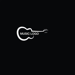 guitar music logo