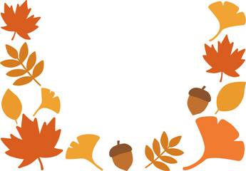 가을 나뭇잎과 낙엽