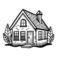 sketch of a house sketch