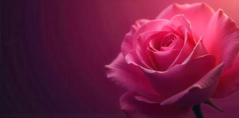 Fototapeta premium Subtle shift in tone from deep burgundy to soft rose, pink, shades