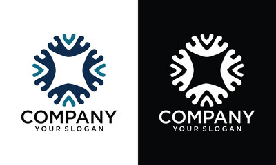 Creative Dental Clinic logo template, Dental Care logo designs vector, Creative Dental Concept Logo Design Template, logo of the teeth  that protect it