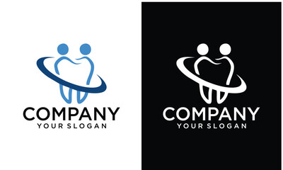Fototapeta premium Creative Dental care vector logo template. This design suitable for medical.