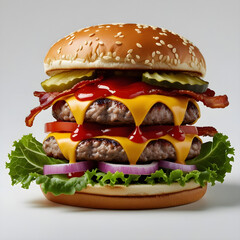Testy Fast Food Burger