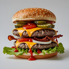 Testy Fast Food Burger