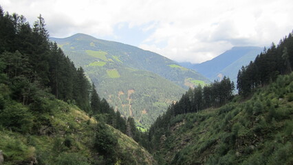 Obraz premium view from the top of the mountain