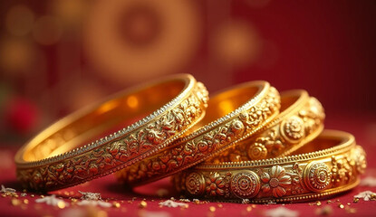 wedding rings on a white background