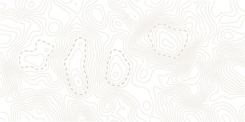 The stylized height of the topographic map contour in lines and contours isolated on transparent. Black and white lines seamless Topographic map patterns, topography line map. 